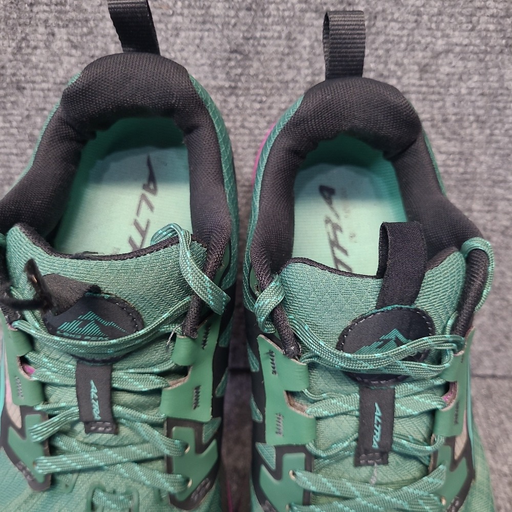 ALTRA Lone Peak 7 Men's 8.5 Trail Running Shoe Green/Teal MacTrac EGO FootShape - Picture 13 of 14